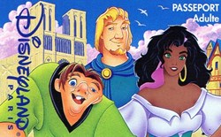 1996 LE BOSSU DE NOTRE DAME DISNEYLAND PARIS FORFAIT HOTEL VALIDE 1 JOUR