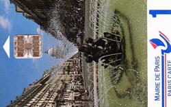 PARIS CARTE  1 FONTAINE EDMOND ROSTAND VERSO TEXTE FONTAINE
