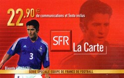 EDF SFR 22.90 € B.LIZARAZU RIGIDE