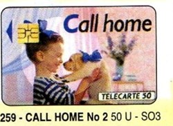 1992 19 CALL HOME N°2 50U 07/92 SO2 SERIE A294389