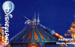 1996 SPACE MOUNTAIN  DISNEYLAND PARIS VALIDE 1 JOUR TEXTE 8 LIGNES