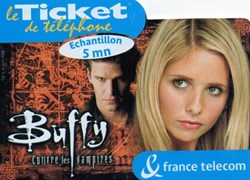 TICKET FRANCE TELECOM ECHANTILLON 5 MN BUFFY 3