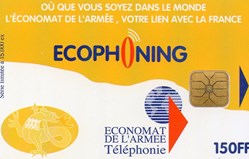 ECOPHONING 150 FF JAUNE 15000 EX VERSO ARMEE DE TERRE