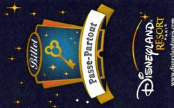 2006 PASSE-PARTOUT DISNEYLAND RESORT PARIS 2EME SERIE VALABLE 2 JOURS DU XXXXXX AU XXXXXX