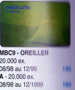 1998 OREILLER
