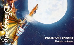 1996 SPACE MOUNTAIN  DISNEYLAND PARIS TEXTE 9 LIGNES VALIDE LE XXXXXX ODYSSEE