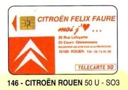 1991 10 CITROEN ROUEN 50U SO3 VERSO DE PARIS