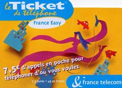TICKET FRANCE TELECOM 7.5€ FRANCE EASY