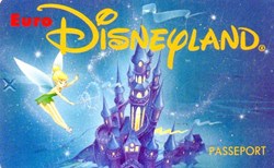 1992 FEE CLOCHETTE EURODISNEYLAND EXPIRE LE FORFAIT PACKAGE