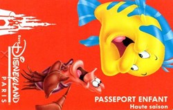 1994 POLOCHON EURODISNEYLAND PARIS VALIDE 1 JOUR