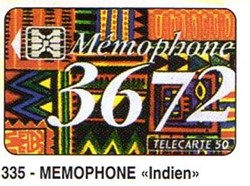 1993 15 MEMOPHONE 3672 INDIEN