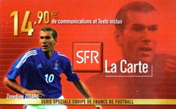 EDF SFR 14.90 € Z.ZIDANE RIGIDE