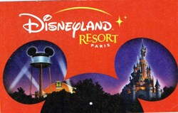 2002 DISNEYLAND RESORT PARIS PASS 2 PARCS 2 EME SERIE VALABLE 1 JOUR ADULTE
