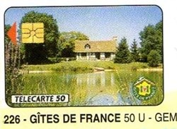 1992 05 GITES DE FRANCE 50U 03/92 GEM LAQUEE TIRAGE PRIVE
