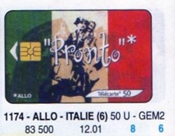2001 11 ALLO - ITALIE 50U 12/01 GEM2