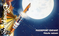 1996 SPACE MOUNTAIN  DISNEYLAND PARIS TEXTE 8 LIGNES VALIDE LE XXXXXX GROUPE SCOLAIRE