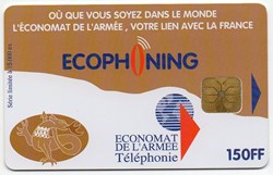 ECOPHONING 150 FF MARRON 15000 EX VERSO ARMEE DE TERRE