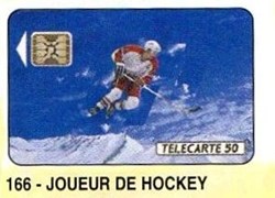 1991 15 JOUEUR DE HOCKEY 50U 10/91 SC5