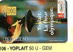1990 07 YOPLAIT ULTRA BRILLANTE NUMEROTEE