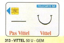 1993 09 VITTEL  50U 03/93 GEM LAQUEE TIRAGE PRIVEE