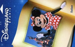 2001 MINNIE DISNEYLAND PARIS PASSEPORT LIVRE VALIDE LE XXXXXX GROUPE JEUNES