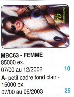 2000 FEMME PETIT CADRE FOND CLAIR