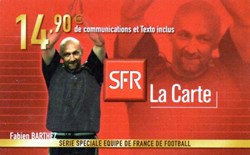 EDF SFR 14.90 € F BARTHEZ  RIGIDE