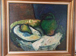Nature morte au pot vert