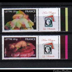 58 timbres personnalisables No 3804 B et 3805 B