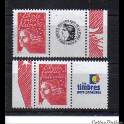 11 timbres personnalisés No 3417 A