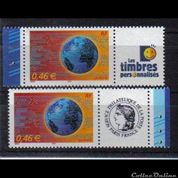 08 timbres le monde en réseau 2002