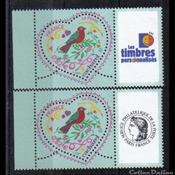 36 timbres personnalisés No 3748 A de 2005