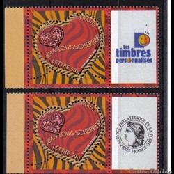 62 timmbres personnalisés No 3862 A de 2006