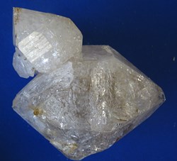 Quartz "fenestré", Allos (Alpes de Haute Provence)
