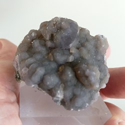 Fluorite botryoidale sur Quartz