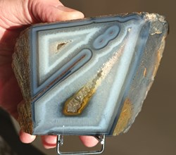 agate polyèdrique (Paraiba, Brésil)