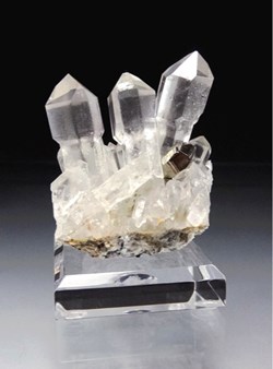 Quartz sceptré et Pyrite