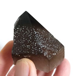 Quartz fumé et inclusions d'Albite (Papachacra)