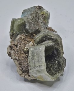 Apatite zonée