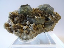 Apatite verte et Fluorite