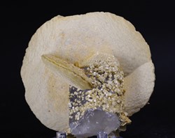 Sidérite sur Quartz