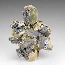 Wolframite, Apatite et Siderite