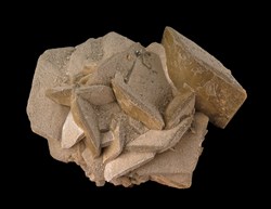 Siderite sur Ferberite (XXL)