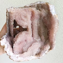 Quartz (pseudomorphose après fluorite ou halite)