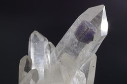 Fluorite sur Quartz
