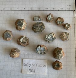 Molybdenite, Haib River, Namibie