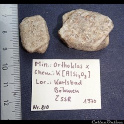 Orthose de Karlsbad (Microcline)