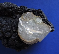 Apatite incolore, Quartz et Sphalérite