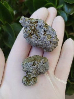 Fluorite sur Chalcopyrite