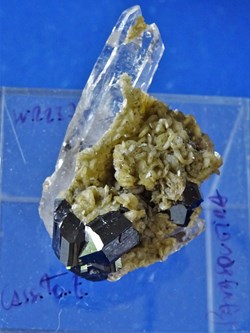 Cassitérite sur Quartz